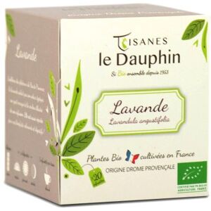 Lavande fleur bio en sachets - le dauphin 20 sachets