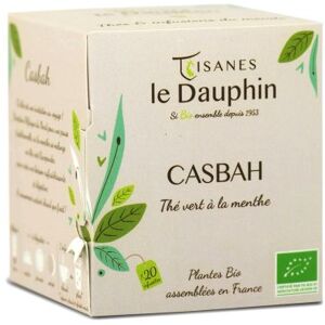 The vert menthe casbah bio en sachets - le dauphin 20 sachets