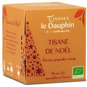 Tisane de noel bio en sachets - le dauphin 20 sachets