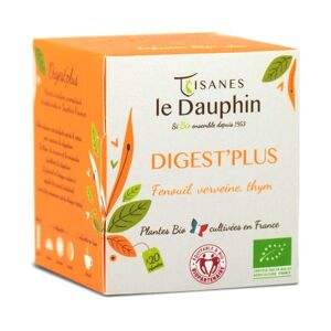 Tisane digest'plus bio en sachets - le dauphin 20 sachets