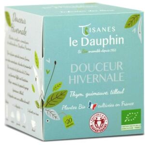 Tisane douceur hivernale bio en sachets - le dauphin 20 sachets