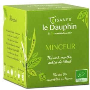 Tisane minceur bio en sachets - le dauphin 20 sachets