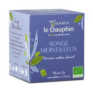 Tisane songe merveilleux bio en sachets - le dauphin 20 sachets