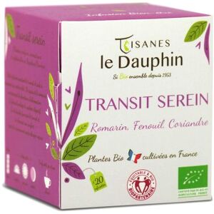 Tisane transit serein bio en sachets - le dauphin 20 sachets