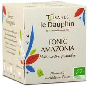 Tonic amazonia mate menthe gingembre bio en sachets - le dauphin 20 sachets