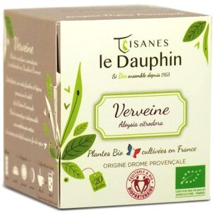 Verveine france bio en sachets - le dauphin 20 sachets