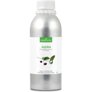 La Compagnie des Sens Jojoba - huile vegetale vierge bio - flacon en verre 1l alu