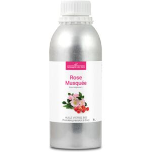 La Compagnie des Sens Rose musquee du chili - huile vegetale vierge bio - flacon en verre 1l alu