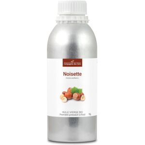 La Compagnie des Sens Noisette - huile vegetale vierge bio - flacon en verre 1l alu