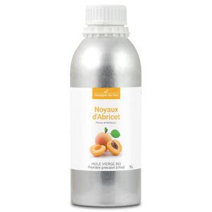 La Compagnie des Sens Noyaux d'abricot - huile vegetale vierge bio - flacon en verre 1l alu