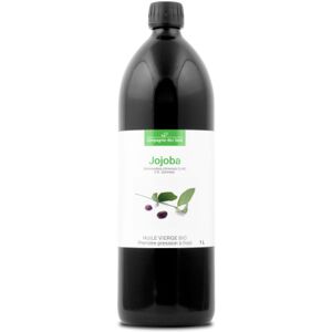 La Compagnie des Sens Jojoba - huile vegetale vierge bio - flacon en verre 1l