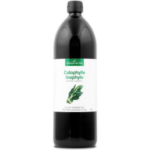 La Compagnie des Sens Calophylle inophyle - huile vegetale vierge bio - flacon en verre 1l