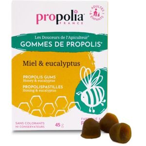 Propolia Gommes de propolis miel & eucalyptus 45g