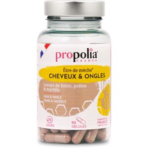 Propolia Complexe cheveux & ongles au pollen - gelules vegetales 90 gelules