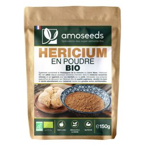 Amoseeds Hericium bio - en poudre 150g - Publicité