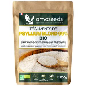 Amoseeds Psyllium blond bio - téguments entiers 1kg - Publicité