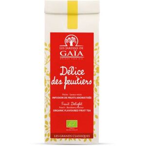 Les Jardins de Gaïa Tisane bio delice des fruitiers - peche, mure 100g