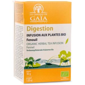 Les Jardins de Gaïa Tisane bio digestion - fenouil, menthe poivree 30g