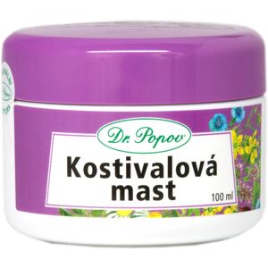 Dr. Popov Herbal ointments Comfrey crème de massage pour les muscles, les articulations et les ligaments 100 ml - Publicité