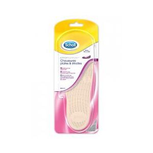 Scholl ExpertSupport Semelles de Confort Chaussures Plates et Étroites 35,5-40,5 1 Paire - Blister 1 paire de semelles