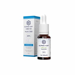 Huile CBD 20% - Alpha-Cat - Publicité