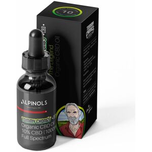 Huile CBD 10% spectre complet - Tommy Chong x Alpinols - Publicité