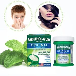 Mentholatum 85g à 35% Menthol - Pommade décongestionnante & analgésique - Publicité