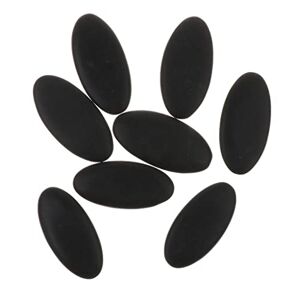 8pcs Grand Basalte Noir Chaud Idéal pour, Massage, Relaxation - Publicité