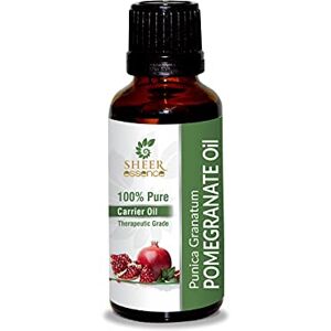 Sheer Essence Pomegranate Seed Oil -(Punica Granatum)- Carrier Oil 100% Pure Natural Undiluted Uncut Therapeutic Grade Oil 0.16 Fl.OZ - Publicité