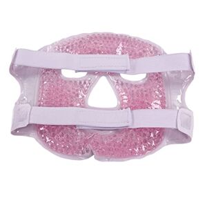 Alomejor Masque facial en perles de gel souple pour soulager les gonflements, délicat, portable, sûr, pour la maison (violet) - Publicité