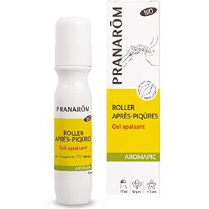 Pranarôm Roller Après-Piqures Bio Gel Apaisant aux Huiles Essentielles Pures et Naturelles Format Pratique Aromapic 15 ml - Publicité