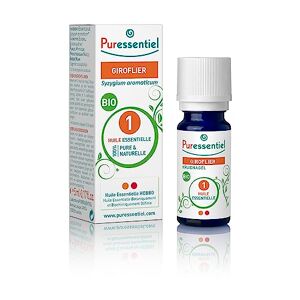 Puressentiel Huile Essentielle Giroflier Bio 100% pure et naturelle HEBBD 5 ml, Liquide - Publicité