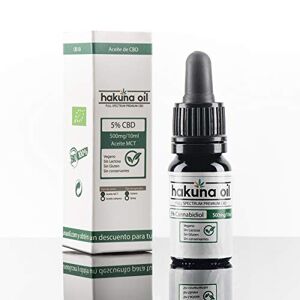 Hakuna Oil Huile de chanvre 5% THC Free 100% naturelle Hemp Oil vegan sans gluten 10 ml - Publicité