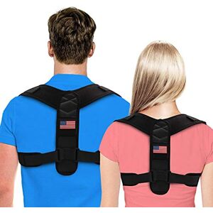 Ipoouer Posture Corrector for Men and Women USA Patented Design Adjustable Upper Back Brace for Clavicle Support and Providing Pain Relief from Neck, Back and Shoulder (Universal) - Publicité