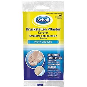 Scholl Lot de 5 pansements Curotex à découper Protège contre les frottements et soulage les douleurs de pression Extra fin et idéal pour les chaussures bien ajustées Taille S - Publicité