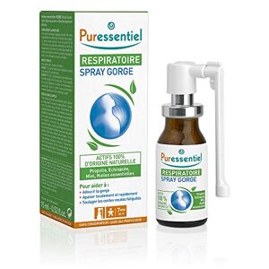 Puressentiel Respiratoire Spray Gorge Aide à adoucir la gorge Actifs 100% d'origine naturelle 15 ml - Publicité