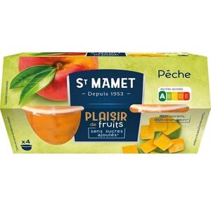 ST MAMET St Mamet Ma Pêche Douceur 260G Lot De 3 - Publicité