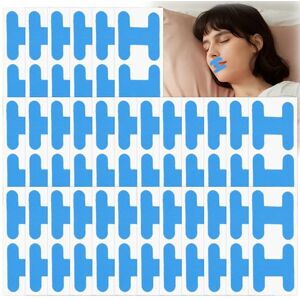 VBXPOU 60PCS Sleep Strips Mouth Tape H Forme Anti Ronflement Bouche Bandes pour Dormir Ruban Adhésif Respiration Nasale pour Prévenir Aides Contre Ronflement - Publicité