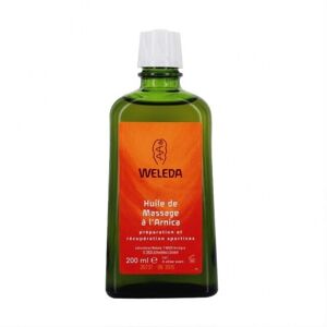 Weleda huile de massage à l'arnica 200ml - Publicité