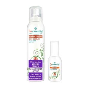 Puressentiel Spray Sommeil Datente aux 12 Huiles Essentielles 200ml + Spray 20ml Offert