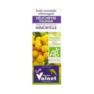 Dr Valnet Docteur Valnet Huile Essentielle Bio Hélichryse Italienne 5ml - Publicité