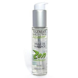 SEZMAR Huile de massage professionnelle ZEN 100% naturelle 50 ml