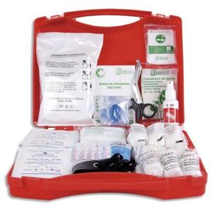 Laboratoires Esculape Trousse premier secours BTP 20 pour 10 à 20 personnes, support mural - Publicité