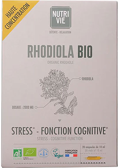 Nutrivie Rhodiola Bio 20 ampoules