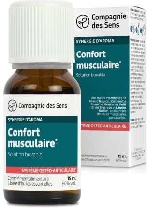 La Compagnie des Sens Confort musculaire - huiles essentielles en solution buvable 15ml