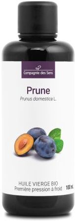 La Compagnie des Sens Prune de gascogne - huile végétale vierge bio - flacon en verre 100ml