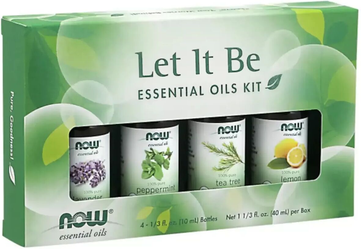 Now Foods Kit d'huiles essentielles 'organically' 4x10ml