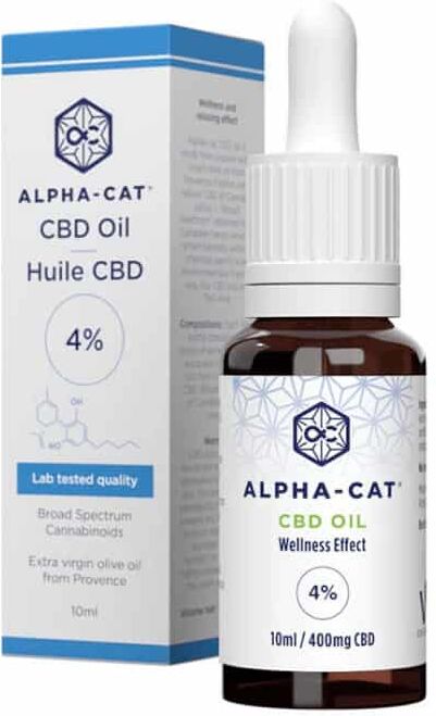 Huile CBD 4% - Alpha-Cat