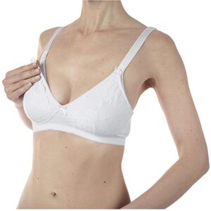 Chicco Nursing Bra - Reggiseno Allattamento In Cotone Bianco 3c