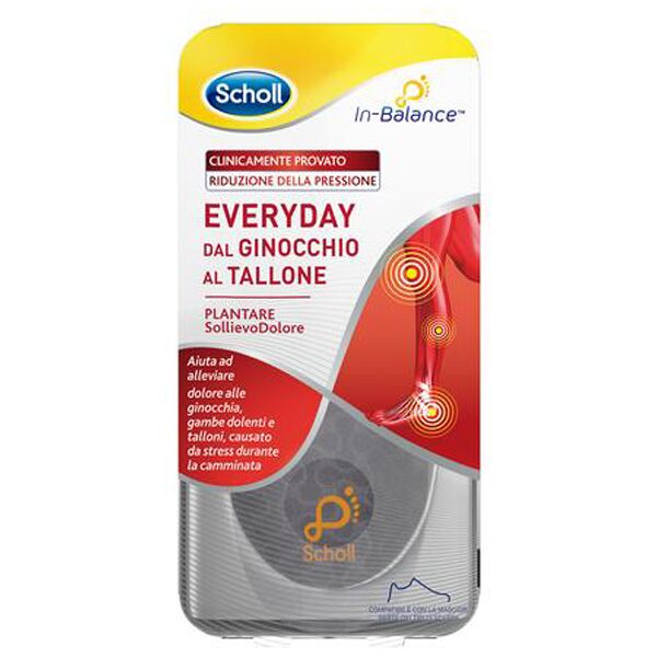 plantare sollievo dolore da ginocchio a tallone scholl in balance everyday l